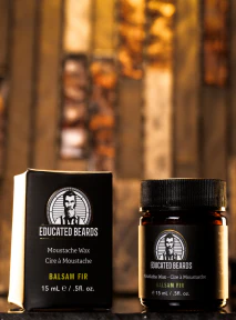 Educated Beards - Moustache Wax Balsam Fir (15ml) - Image 3