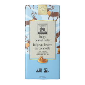 Endangered Species Chocolate - Fudgy Peanut Butter+48% Milk Chocol (85g)