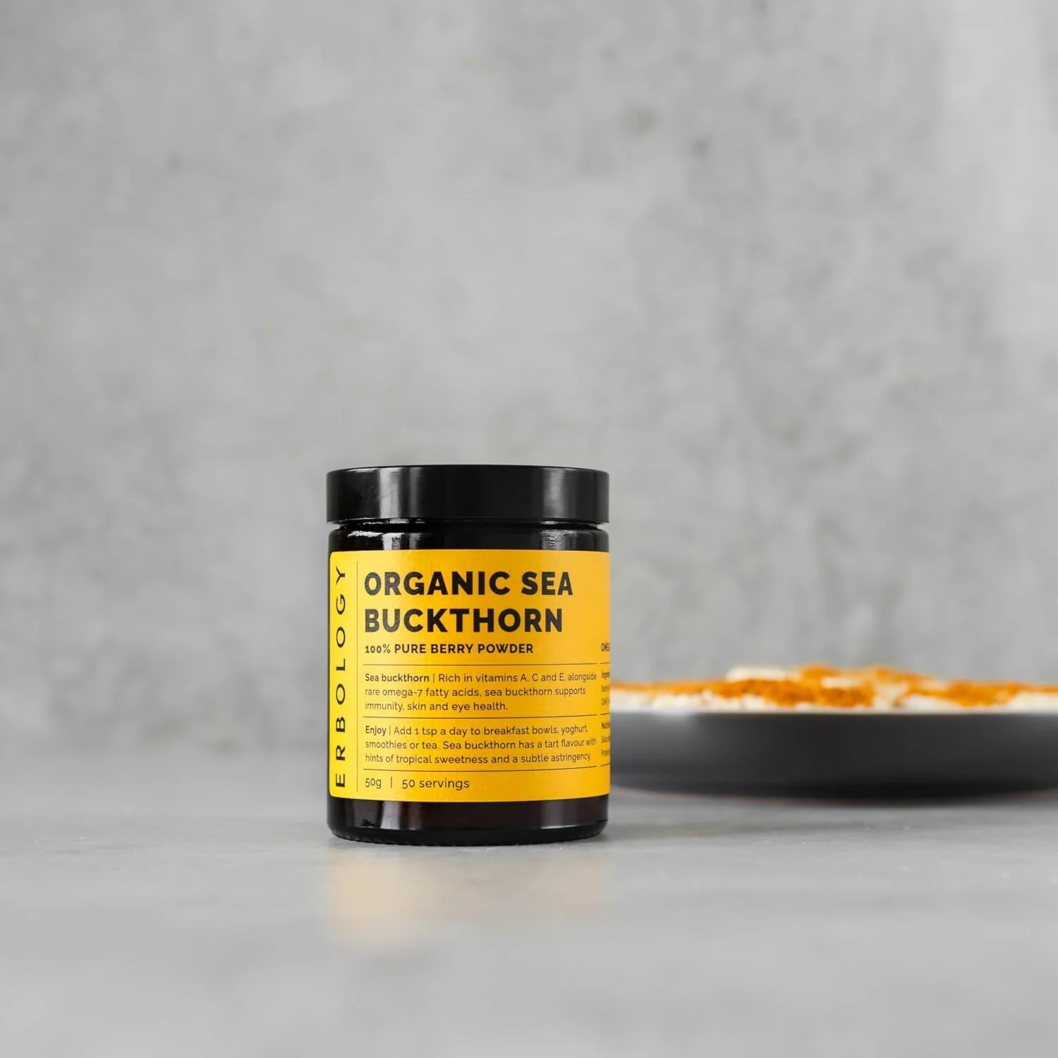 Erbology - Organic Sea Buckthorn Powder (50g) - Image 10