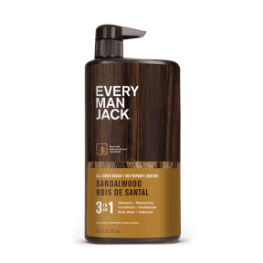Every Man Jack - 3-in-1 All Over Wash Sandalwood (852ml) - Image 2