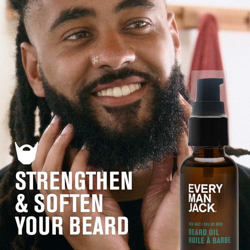 Every Man Jack - Beard + Face Wash - Sea Salt (200ml) - Image 4
