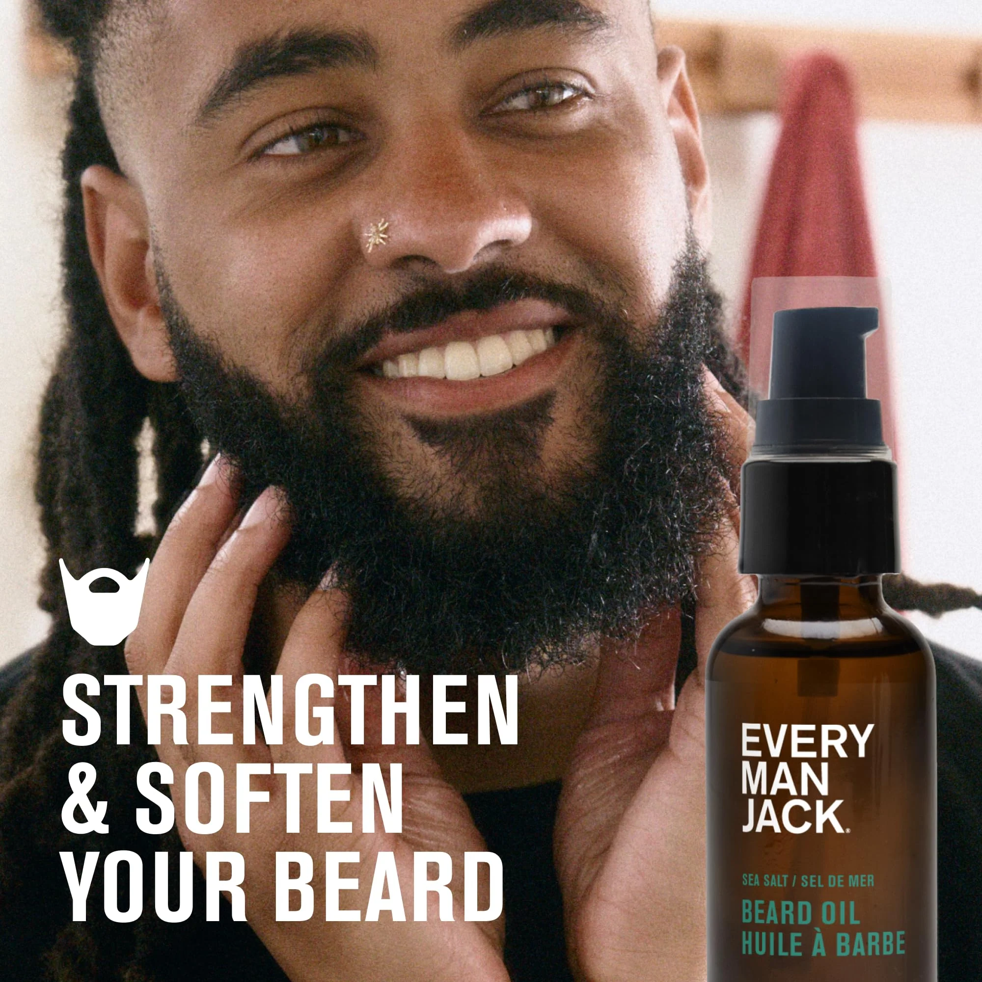 Every Man Jack - Beard + Face Wash - Sea Salt (200ml) - Image 6