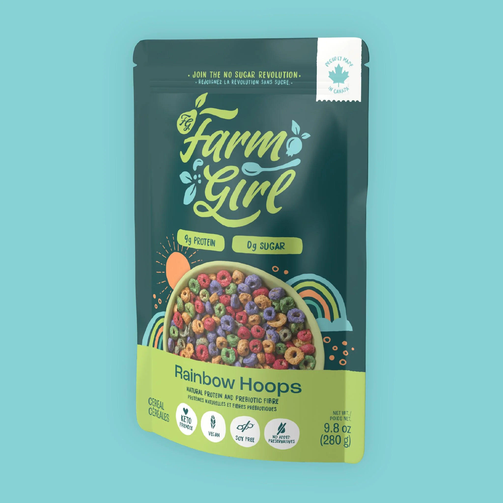Farm Girl - Rainbow Hoops (280g) - Image 3