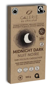 Galerie au Chocolat - Fairtrade 72% Dark Chocolate Bar (100g) - Image 4
