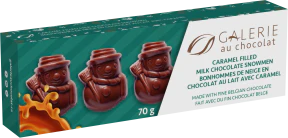 Galerie au Chocolat - H Artisan Milk Choc&Caramel Snowmen (70g) - Image 4