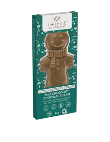 Galerie au Chocolat - H Artisan Milk Gngerbred Man Shape (80g) - Image 3