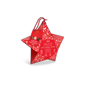Galerie au Chocolat - H Artisan Star Ornament Asstd Choc (100g) - Image 2