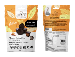 Galerie au Chocolat - No Sugar Dark Choc Alm Butter Cups (120g)