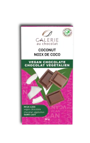 Galerie au Chocolat - Vegan Coconut Chocolate Bar (80g) - Image 4