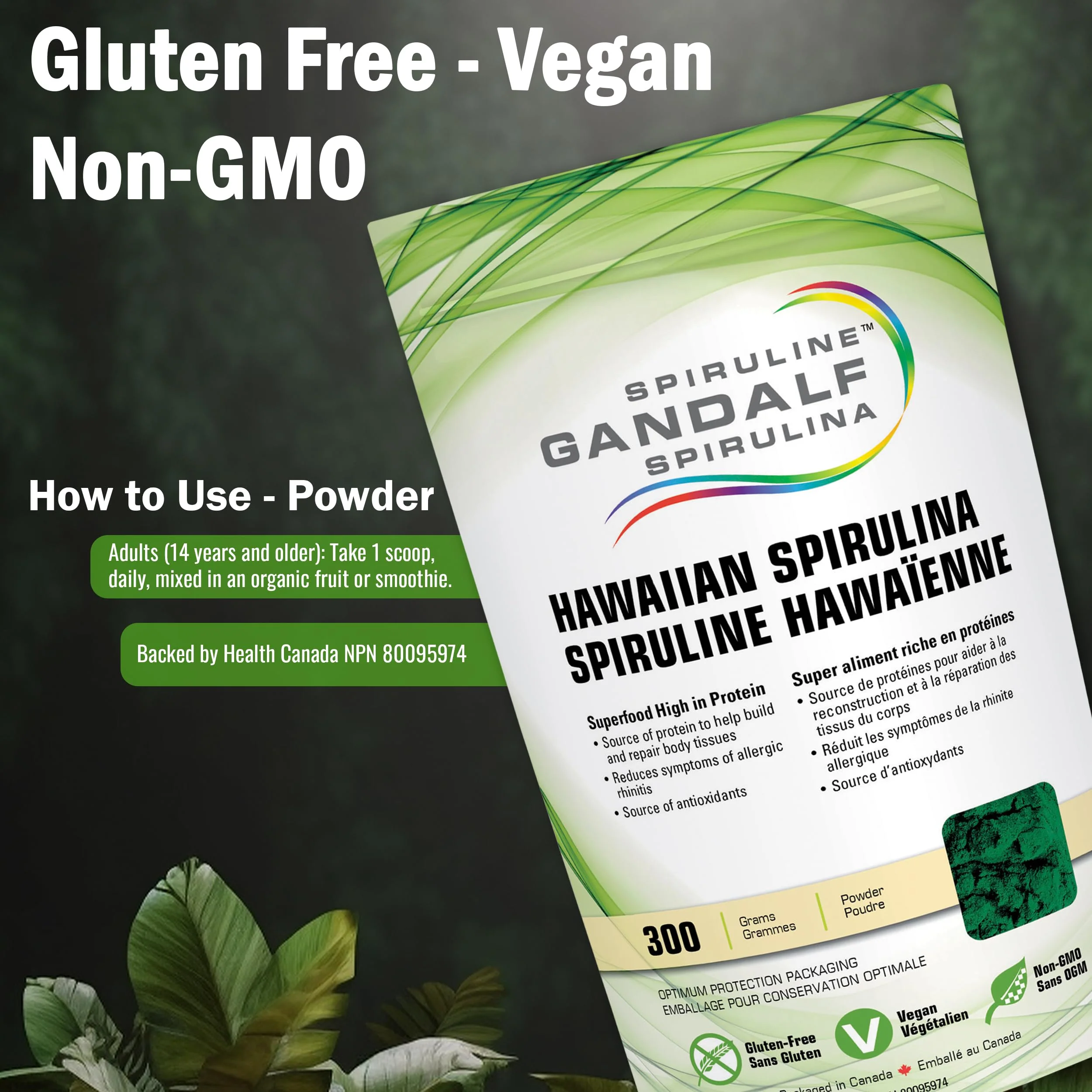Gandalf - Hawaiian Spirulina, 300g powder - Gandalf - Image 5