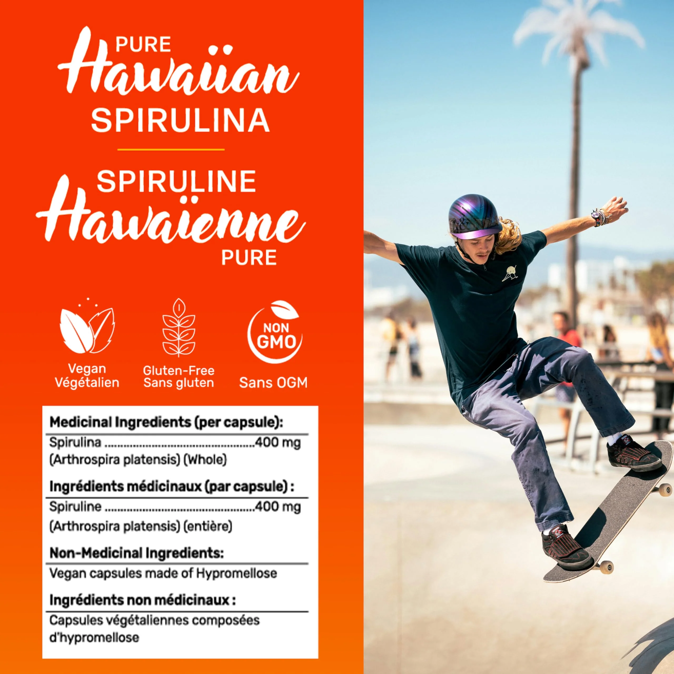 Gandalf - Hawaiian Spirulina 400mg, 150 Vcaps - Gandalf - Image 3