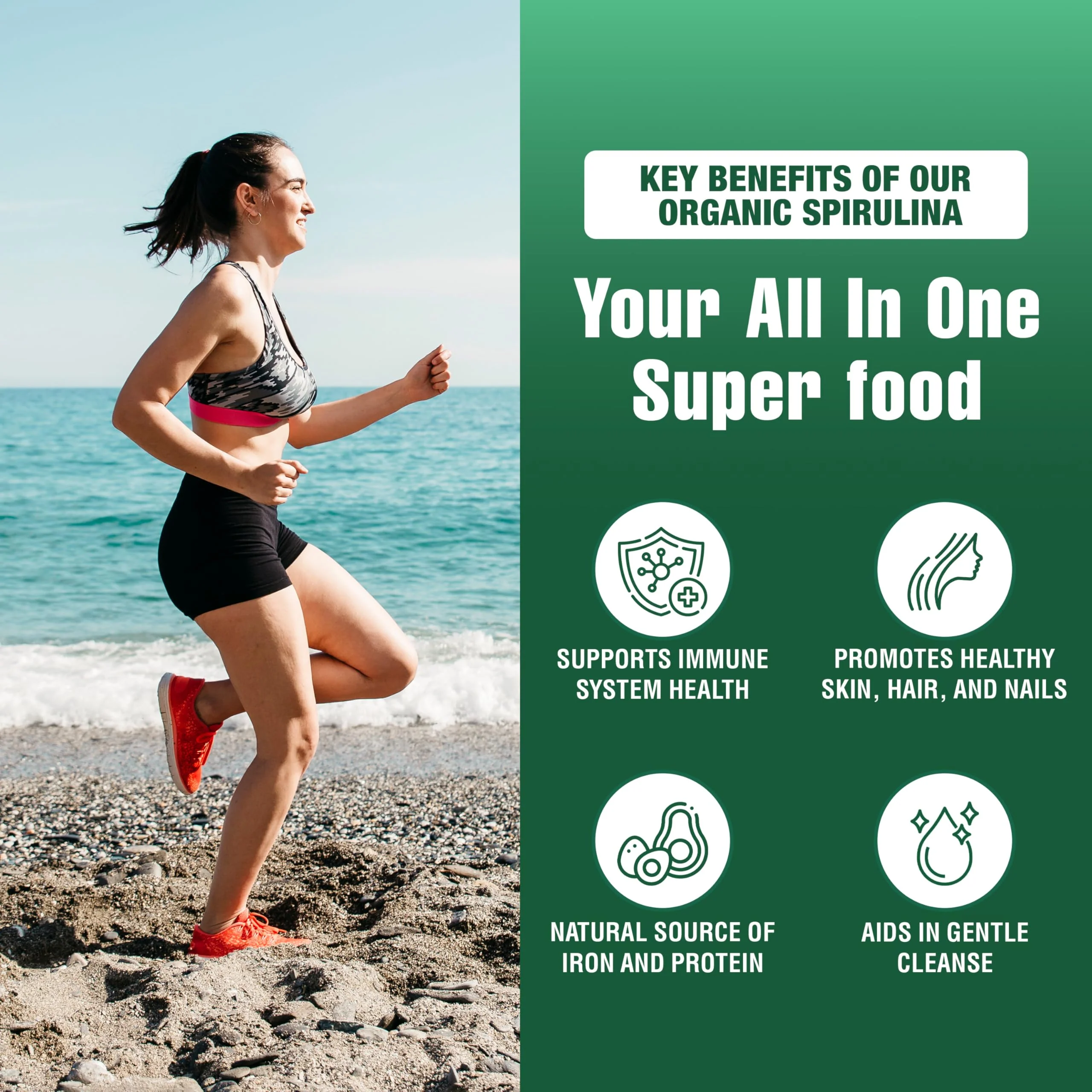 Gandalf - Spirulina Organic, 300g powder - Gandalf - Image 6