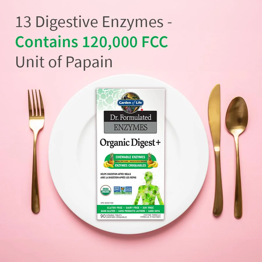 Garden of Life - Organic Digest+ (90ch) - Image 6