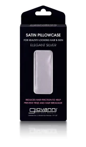 Giovanni Cosmetics - Elegant Silver Satin Pillowcase (1un)