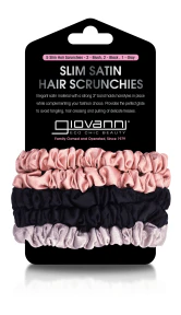Giovanni Cosmetics - Satin Slim Hair Scrunchies (5ct) - Image 4
