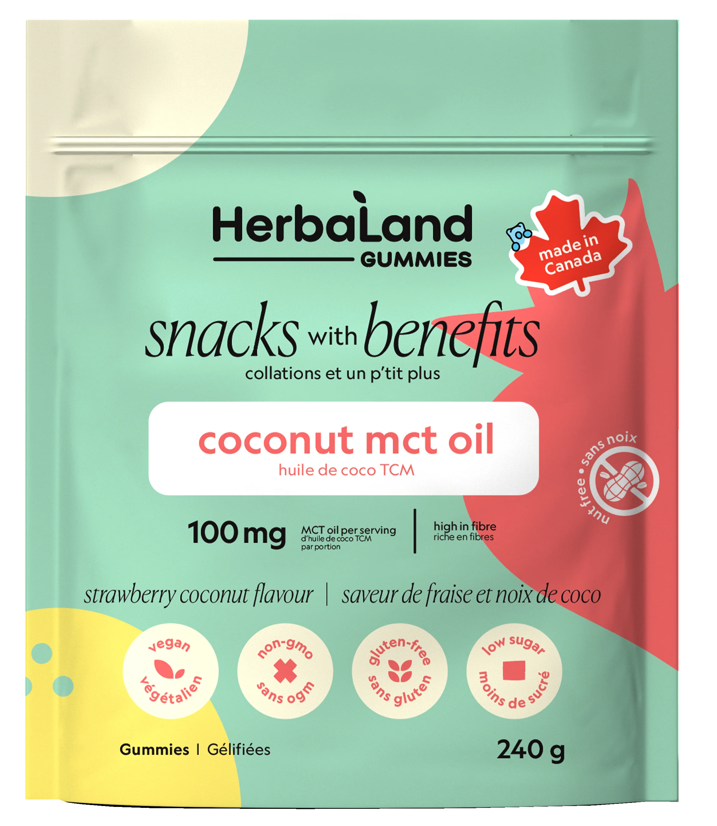 Herbaland - Coconut MCT - Eco Size (240g)