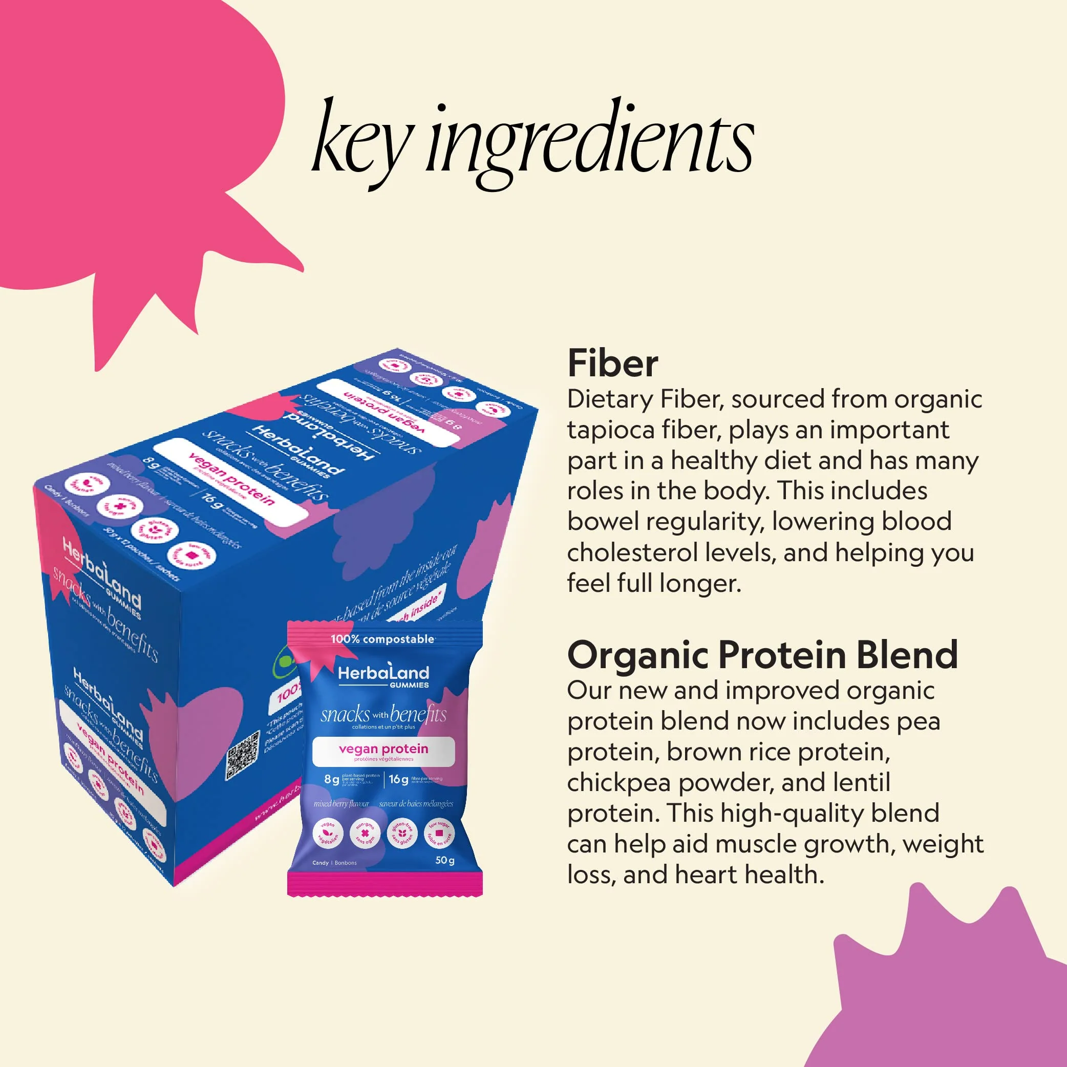 Herbaland - Protein Mixed Berry - Eco Size (240g) - Image 3