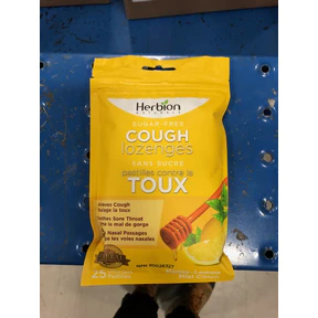 Herbion - Honey Lemon Sugar Free Cough Loz (25lz) - Image 4