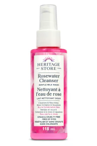 Heritage Store - Rosewater Cleanser Gentle Milk Wash (118ml)