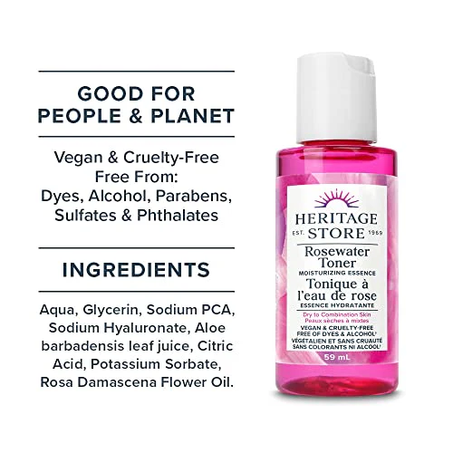 Heritage Store - Rosewater Facial Toner (59ml) - Image 10