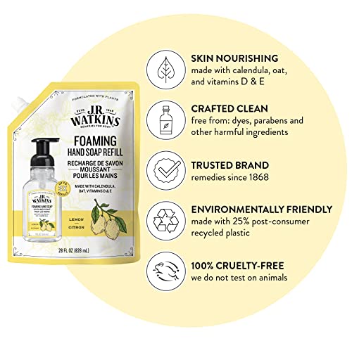 J.R. Watkins - Rosewater Foaming Hand Soap (266ml) - Image 5