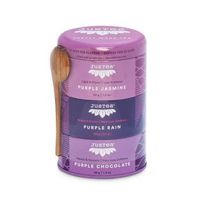 JusTea - Loose Leaf Purple Tea Trio Tins (102g) - Image 4