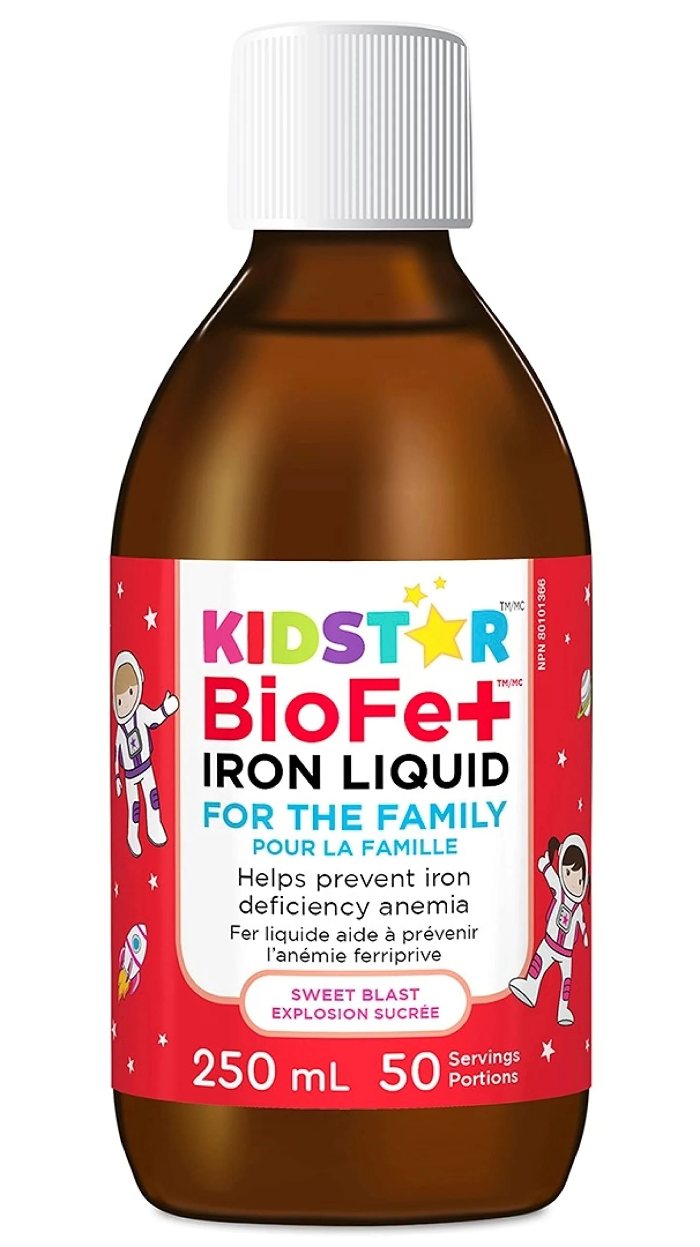KidStar Nutrients - BioFe+ Iron Liquid for the Family (250ml) - Image 3