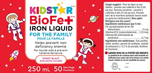 KidStar Nutrients - BioFe+ Iron Liquid for the Family (250ml) - Image 7