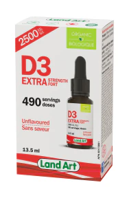 Land Art - Organic Vitamin D3 2500IU (13.5ml) - Image 3