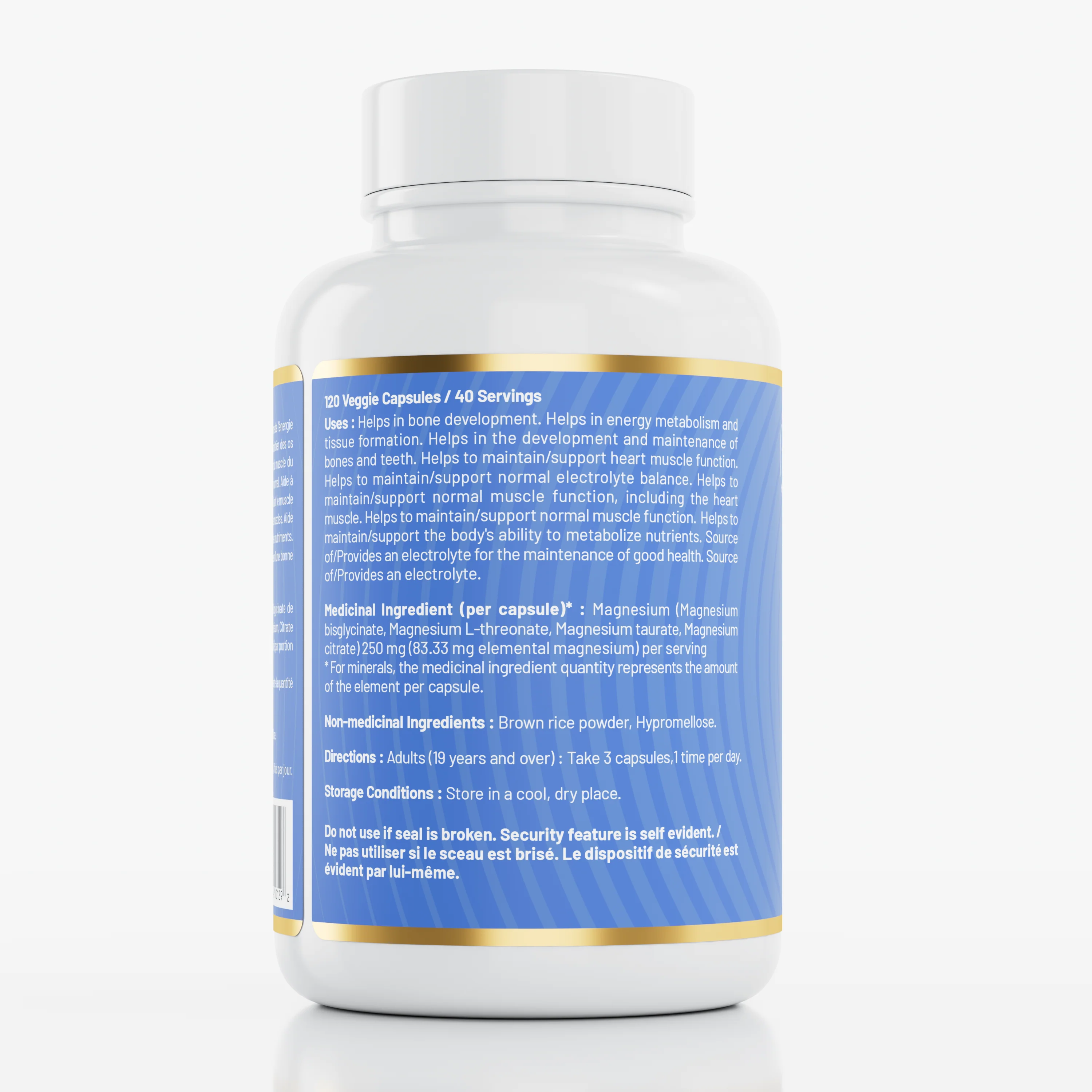 LeafSource - Real Magnesium Bio-Active 4 Blend, 120vcaps - Leaf Source - Image 6