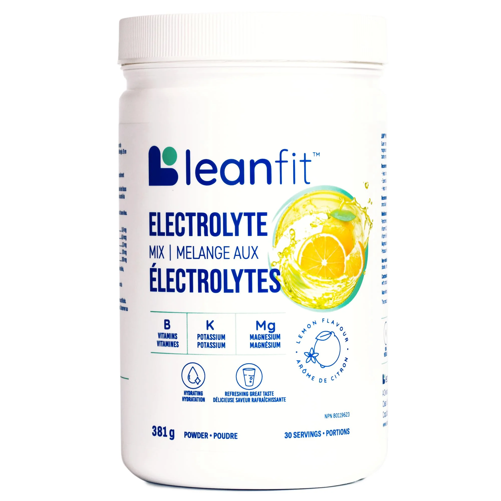 LeanFit - Electrolyte Mix - Lemon (381g) - Image 3
