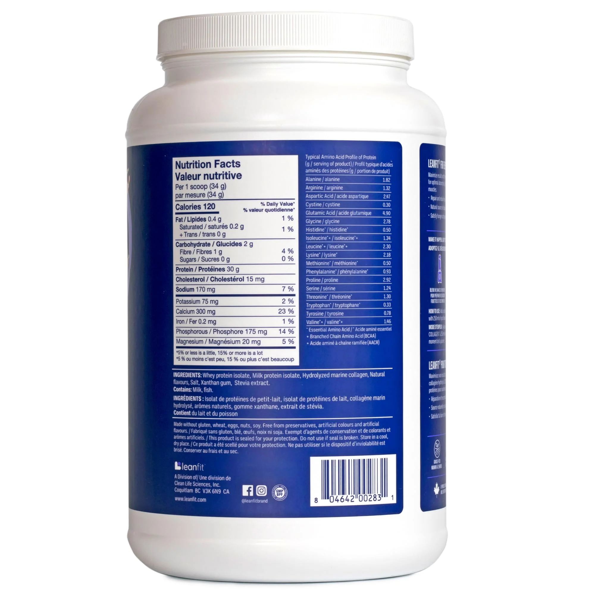LeanFit - Isolate & Marine Collagen-SaltCaram (824g) - Image 3