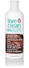 Live Clean - Argan Oil Liquid Hand Soap Refill (1L) - Image 3