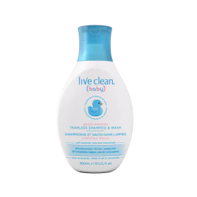 Live Clean - Baby Perfume Free Tearless ShamWash (300ml) - Image 2