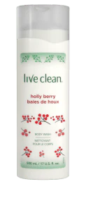 Live Clean - Holly Berry Body Wash (500ml) - Image 2