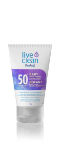 Live Clean - Sheer Mineral Sun Lotion SPF50 Baby (113g)