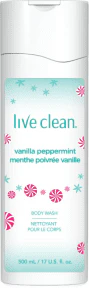 Live Clean - Vanilla Peppermint Body Wash 500ml (500ml) - Image 4