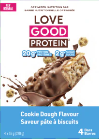 Love Good Foods - Cookie Dough Protein Bar (4pk) - Image 2