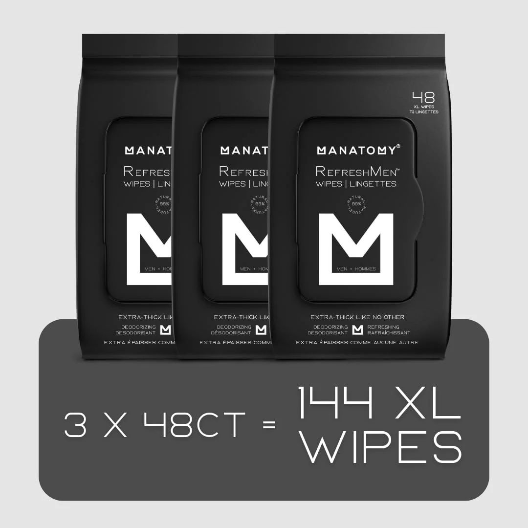 Manatomy - RefreshMen Wipes (48ct) - Image 4