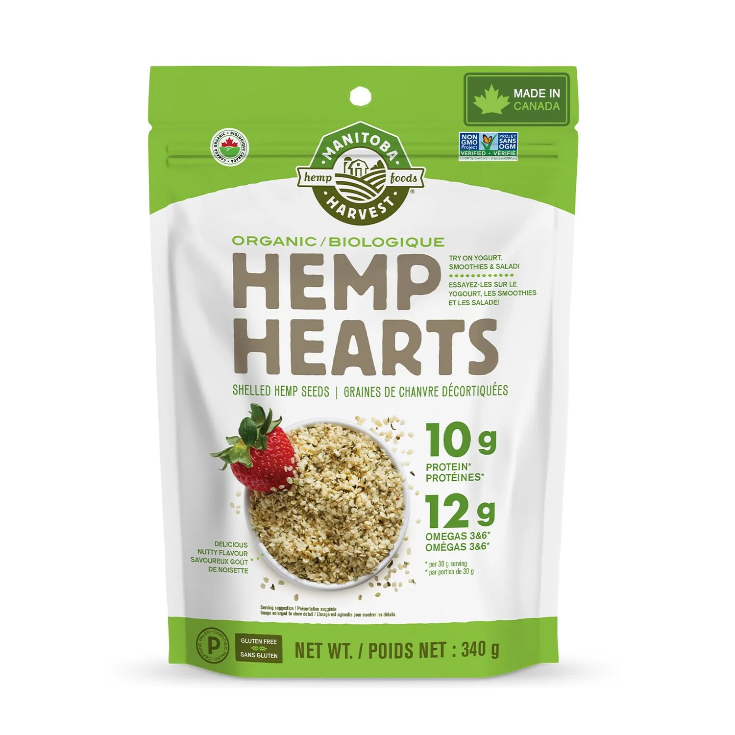Manitoba Harvest - Organic Hemp Hearts (200g)