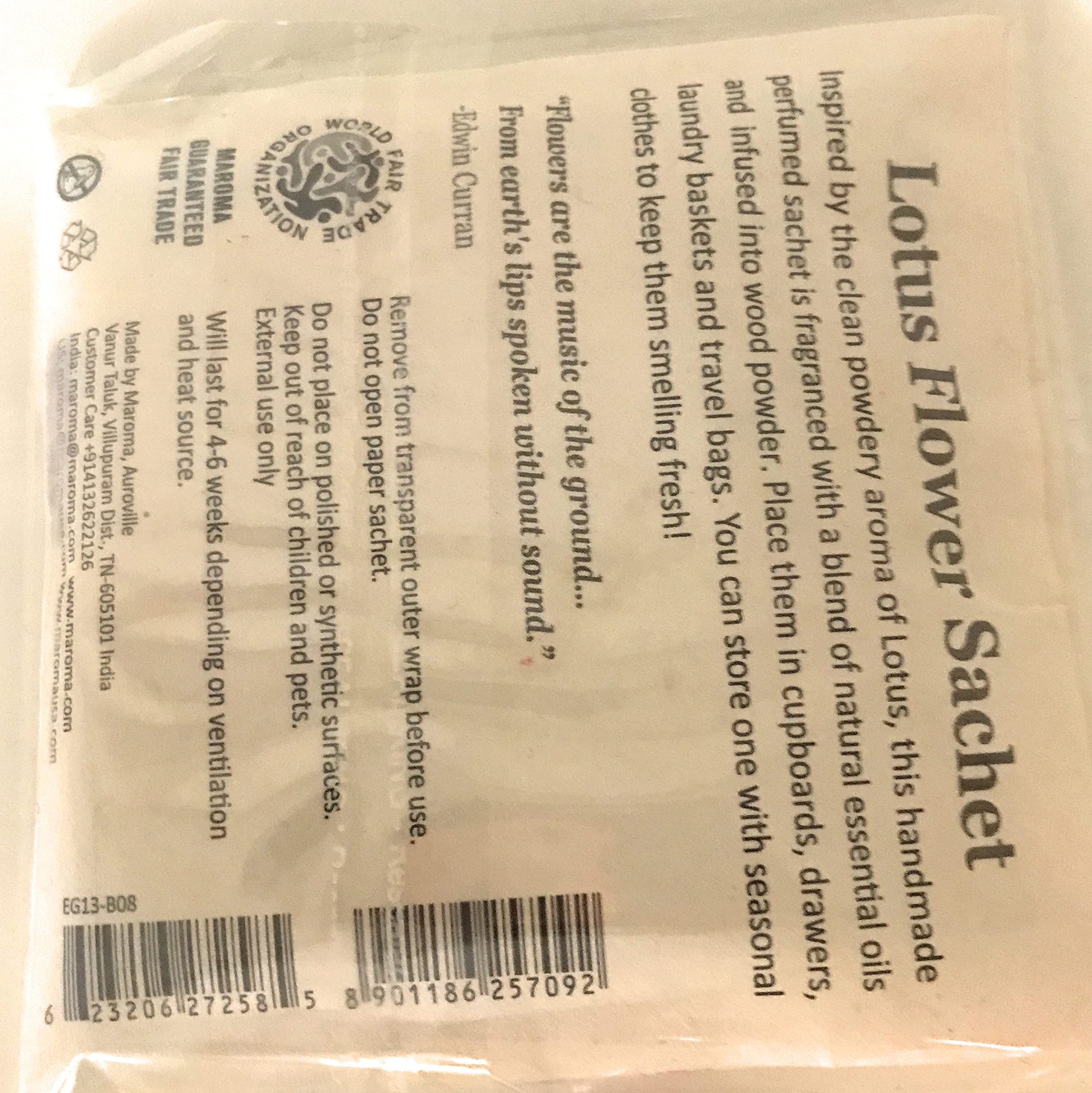 Maroma - Lotus Perfume Sachet (1un) - Image 10