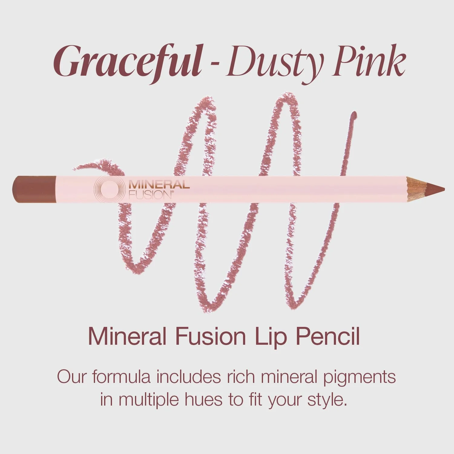 Mineral Fusion Natural Brands - Lip Pencil Graceful (1.1g) - Image 3