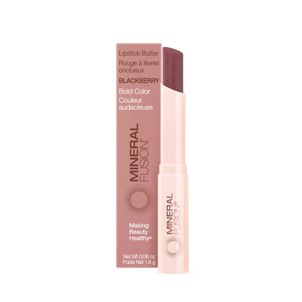 Mineral Fusion Natural Brands - Lipstick Butter Blackberry (1.8g)