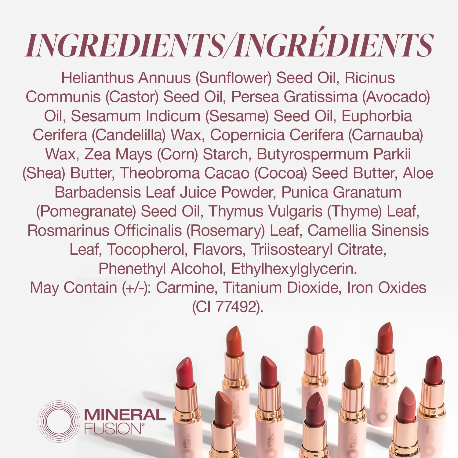 Mineral Fusion Natural Brands - Lipstick - Passion Punch (3.9g) - Image 3