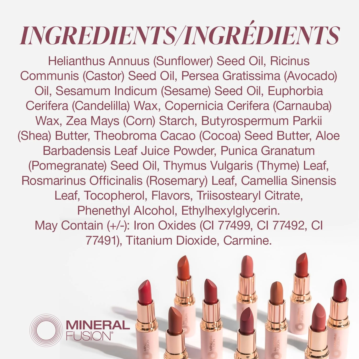 Mineral Fusion Natural Brands - Lipstick - Plum Wine (3.9g) - Image 3
