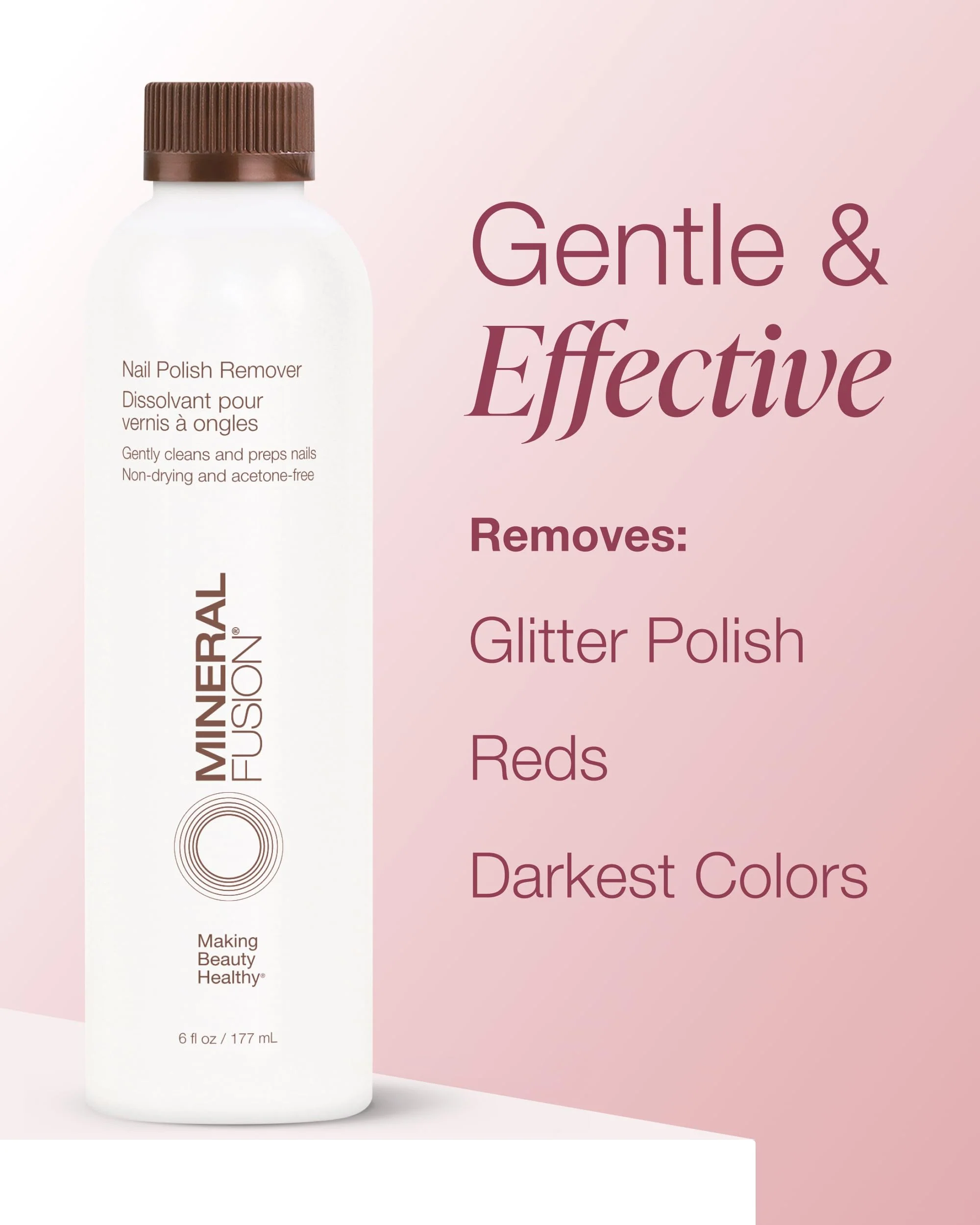 Mineral Fusion Natural Brands - Nail Polish Remover (177ml) - Image 4