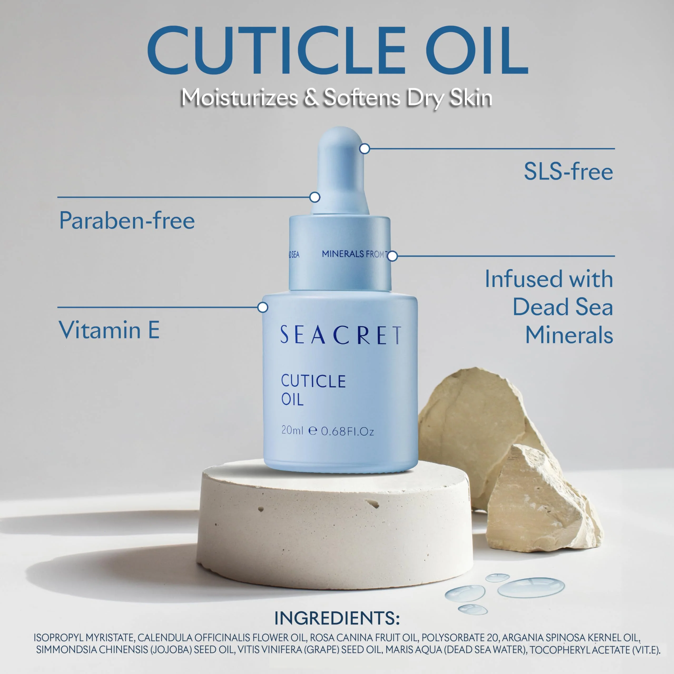 Mineral Fusion Natural Brands - Nail Treatment Cuticle Oil (10ml) - Image 5