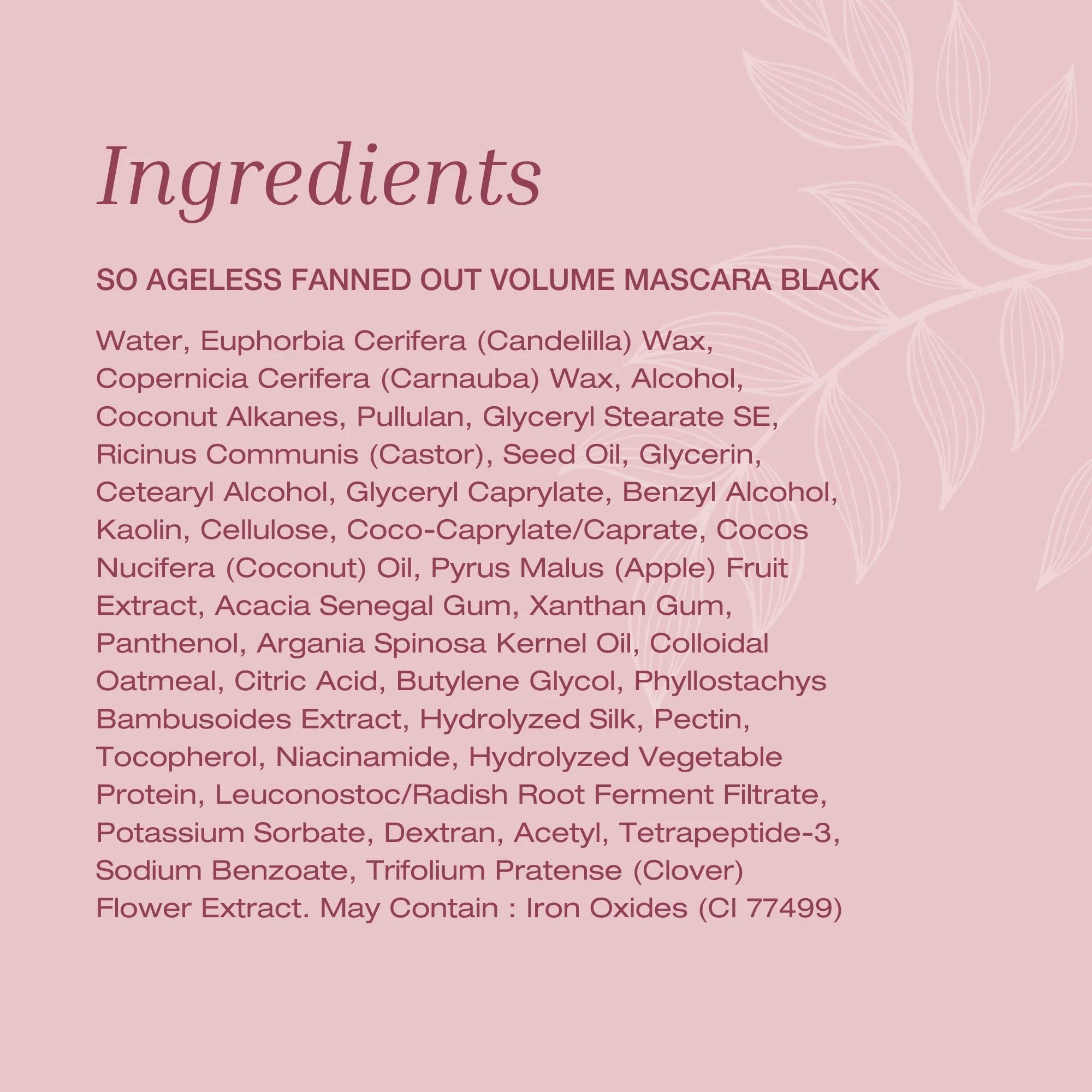 Mineral Fusion Natural Brands - So Ageless Volume Mascara Blk (9ml) - Image 2