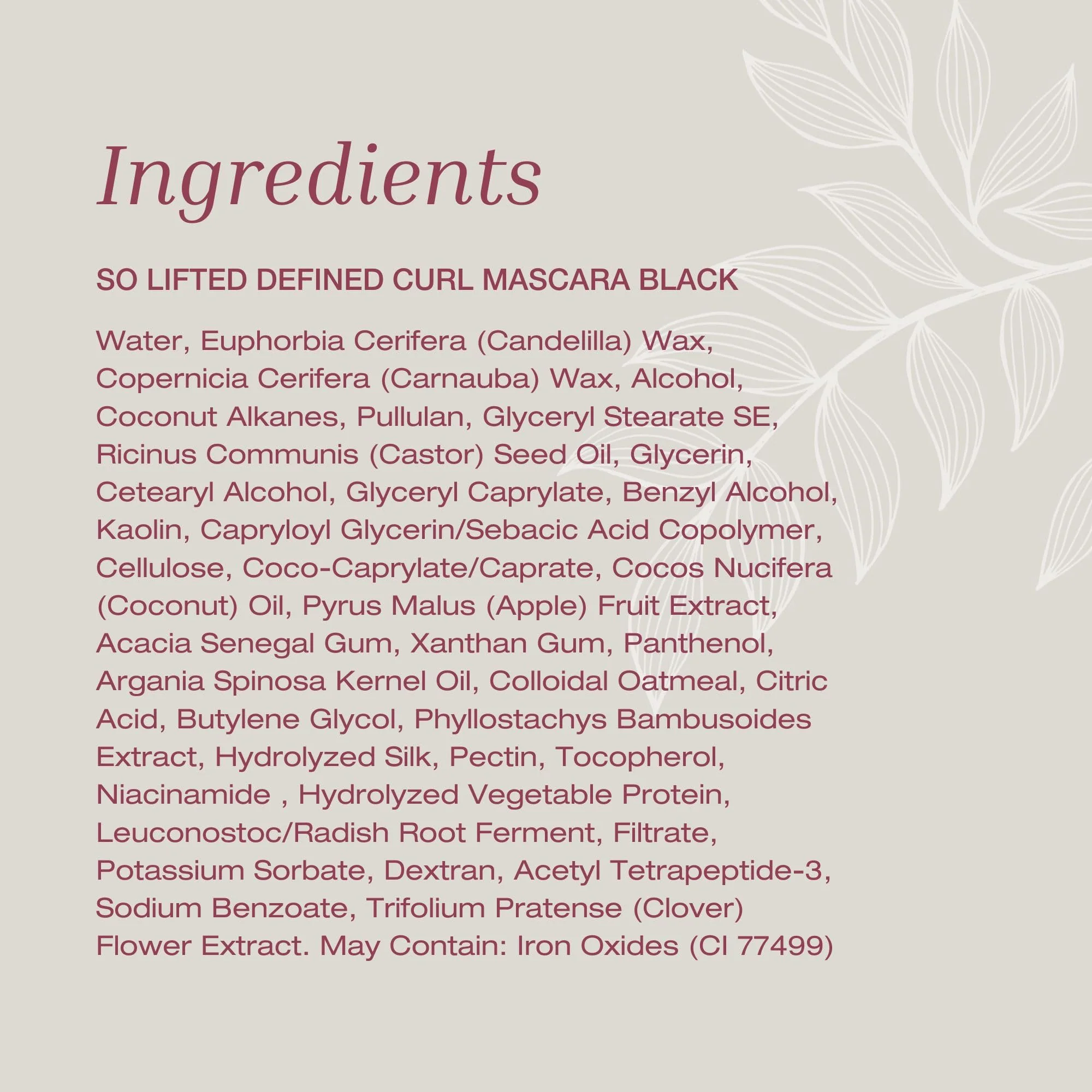 Mineral Fusion Natural Brands - So Lifted Def Curl Mascara Blk (9ml) - Image 2