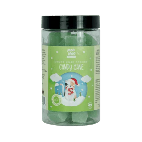 Moo Moo Bath - Candy Cane Sugar Cube Scrubs (250g) - Image 3